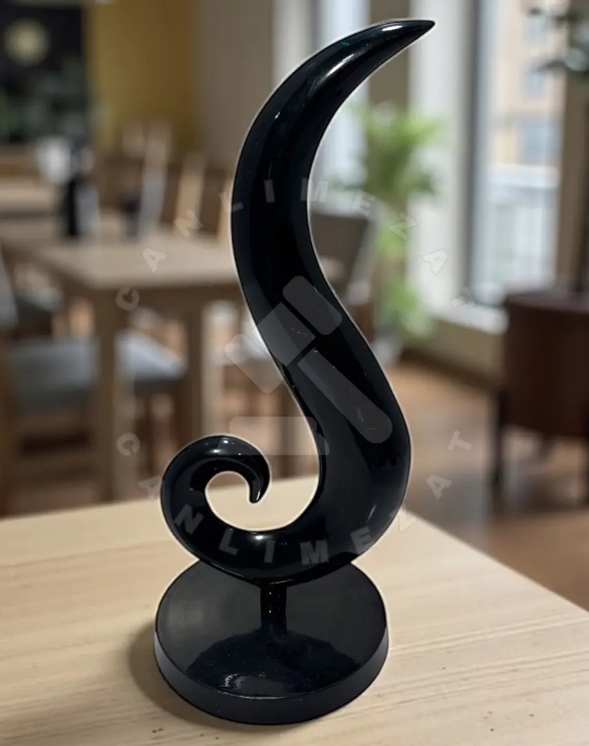 Ahşap murano biblo