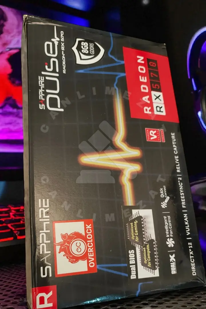 Rodeon Sapphire rx 570 8gb ekran kartı kulanilmis