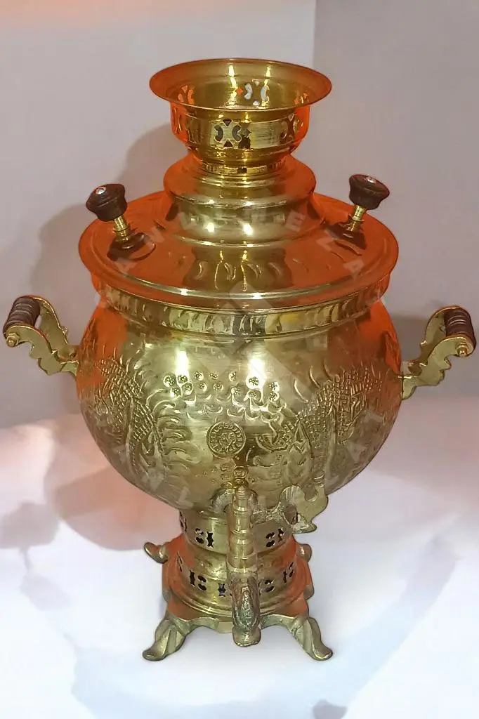 Kömürlü Vintage Semaver