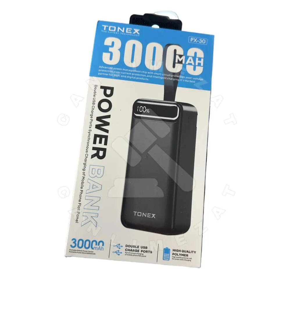 Tonex 30.000 Mah Powerbank Sifir