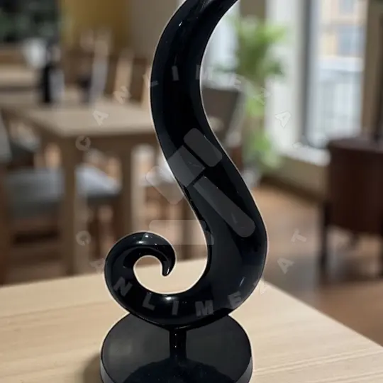 Ahşap murano biblo