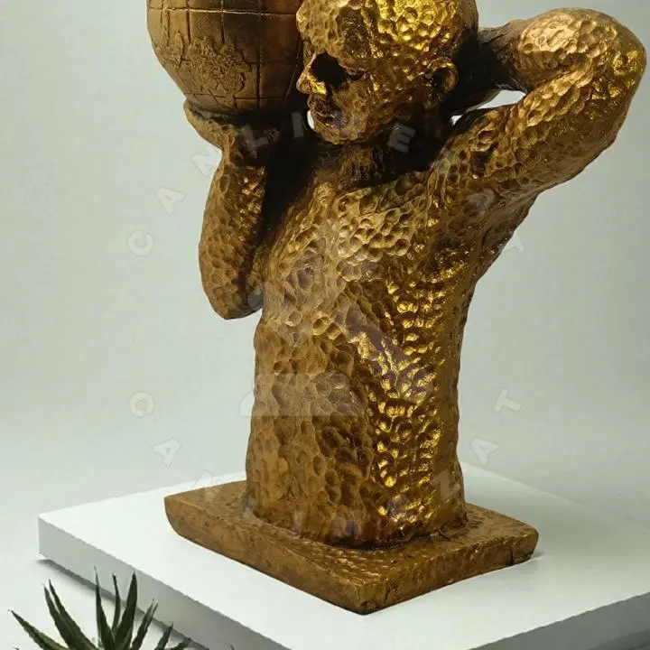 Atlas heykeli biblo fotoğraf 2