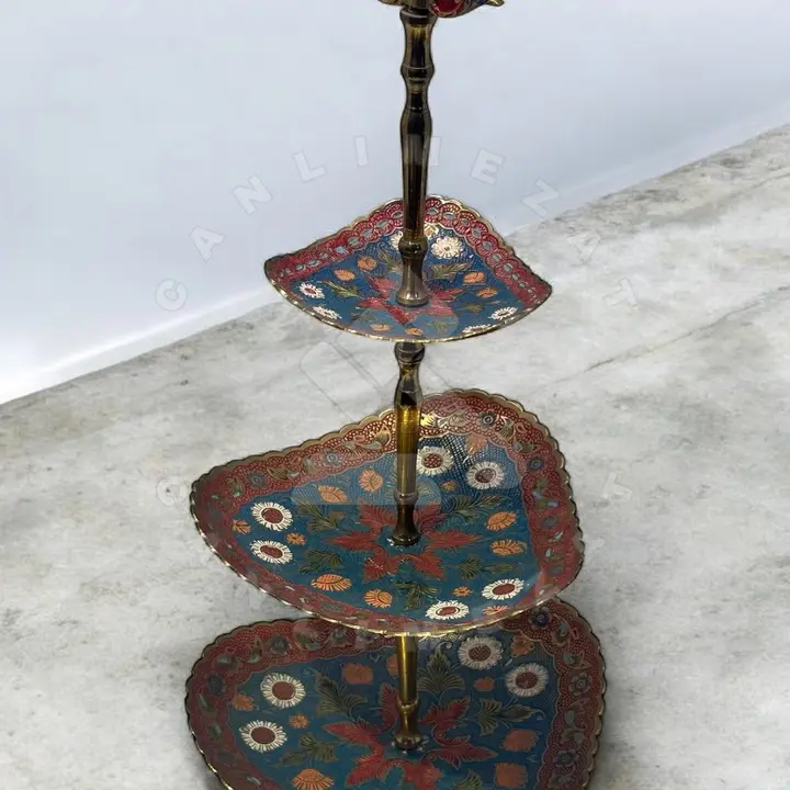 Bakır işlemeli sunumluk fotoğraf 1