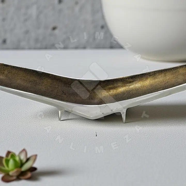 Krom kayık kase xl fotoğraf 1