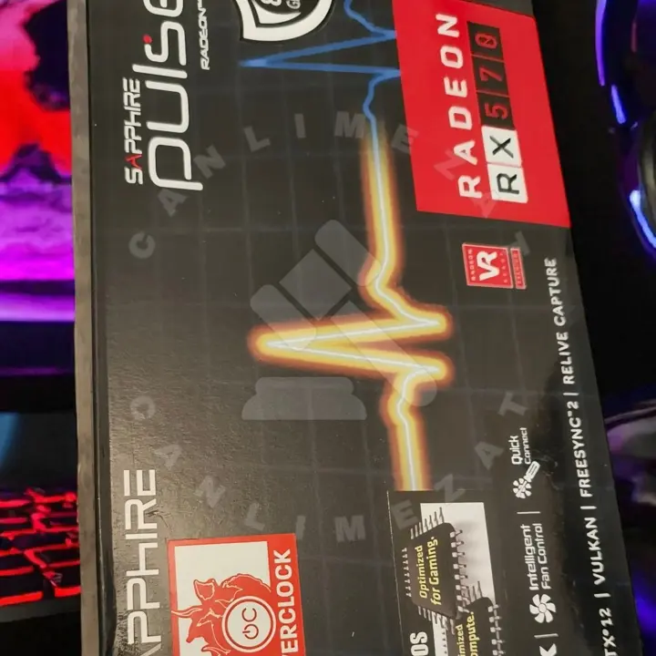 Rodeon Sapphire rx 570 8gb ekran kartı kulanilmis fotoğraf 1