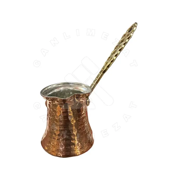 Bakır cezve 10 cm uzunluk fotoğraf 1