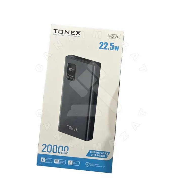 TONEX 22.5w 20.000Mah PowerBank fotoğraf 1